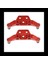 2x Metal Tam Set Yükseltme Parçaları Wltoys Için Şok Emici 1/28 K969 K979 K989 K999 P929 P939 Rc Araç Parçaları Kırmızı (Yurt Dışından) 5