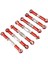 Wltoys Için 3x 144001 1/14 Rc Araba Yedek Parçalar Metal Bağlantı Servo Çekme Çubuk Direksiyon Çubuğu Seti Kırmızı (Yurt Dışından) 2