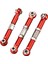 Wltoys Için 3x 144001 1/14 Rc Araba Yedek Parçalar Metal Bağlantı Servo Çekme Çubuk Direksiyon Çubuğu Seti Kırmızı (Yurt Dışından) 3