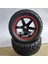 1 10 Ralli Araba Için 2x 75MM Kauçuk Lastikler ve 1/10 Ölçekli Tekerlek Jantları Hsp 94123 Hpı Kyosho Tamiya Rc Yol Arabası (Yurt Dışından) 3