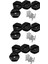 12X Alüminyum Alaşım 12MM Birleştirici Tekerlek Hub Hex Adaptör Wltoys Için Yükseltmeler 144001 1/14 Rc Araba Yedek Parçaları Siyah (Yurt Dışından) 1