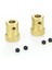 8pcs 5mm Ila 12MM Pirinç Birleştirici Tekerlek Hub Hub Hex Adaptör Wpl B14 B16 C14 C24 Mn D90 D91 MN99S Rc Araç Yükseltme Parçaları (Yurt Dışından) 4