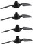 4pcs Xk A800 0006 Pervane Katlama Bıçakları Wltoys Için Xk A800 Rc Uçak Sabit Kanat Planör Yükseltme Yedek Parçaları (Yurt Dışından) 1