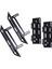 4x Metal Yan Adım Yan Pedal Pedal Ayak Plakası Sürgüleri 1/10 Rc Prıger Axıal SCX10 SCX10 Iı 90046 Jeep Wrangler Shell (Yurt Dışından) 2
