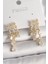 Pirinç Gold Renk Zirkon Taşlı Yağmur Model Kadın Küpe - TJ-BKP9935 2