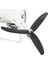1 Çift 5030 3-Bıçaklar Direct Drive Pervane Prop Cw/ccw Rc Uçak Uçakları (Siyah) (Yurt Dışından) 2