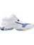 Wave Lightning Z8 Mıd Voleybol Ayakkabısı Erkekler İçin Beyaz Mavi Hafif ve Nefes Alabilir 6
