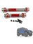 2pcs Metal Şaftı Traxxas TRX4M Trx-4m 1/18 Rc Prıgler Car Yükseltme Parçaları Aksesuarları Kırmızı (Yurt Dışından) 4