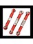 Wltoys Için 5set 144001 1/14 Rc Araba Yedek Parçalar Metal Bağlantı Servo Çekme Çubuk Direksiyon Çubuğu Seti Kırmızı (Yurt Dışından) 3