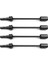 4pcs Çelik Mili Cvd Mili ve Traxxas E-Revo 2 0 Vxl 86086-4 1/10 Rc Araba Yükseltme Parçaları Siyah (Yurt Dışından) 1