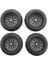 4pcs 118MM 1/8 Rc Off-Road Buggy Lastikleri Tekerlek Arrma Traxxas Redcat Takımı Losi Kyosho Vrx Hpı Wr8 Hsp Hobao (Yurt Dışından) 2