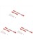 3x Rc Direksiyon Çubuğu Cnc Işleme Direksiyon Bağlantı Çubuğu Wpl 1608T Rc Kamyonu Rc Direksiyon Bağlantı Seti Kırmızı (Yurt Dışından) 1