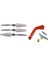 1pcs Rc Araba Yedek Parçalar Metal Servo Çekme Çubuğu Kırmızı ve 3 Pcs Wltoys Için Uçak Pervaneleri Xk X450 Sabit Kanatlı Uçak (Yurt Dışından) 1