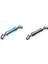 2pcs Metal Arka Merkez Şaftı Cvd Şanzıman Mil 1 12 Wltoys 12428 12423 Mavi ve Titanyum (Yurt Dışından) 1