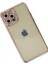 iPhone 12 Pro Kılıf Joke Taşlı Silikon - Pembe 3