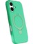 Apple iPhone 17 Regal Magsafe Standlı Kapak - Yeşil 3
