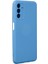 Samsung Galaxy A04S Kılıf Nano Içi Kadife Silikon - Mavi 2