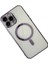 iPhone 14 Pro Kılıf Magneticsafe Lazer Silikon - Mor 3