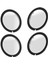 INSTA360 Için 4x Bir X2 Lens Korumaları Koruma Panoramik Lens Koruyucu Spor Kamera Aksesuarları (Yurt Dışından) 1