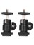 Sıcak Ayakkabı Montajı Adaptörlü Mini Top Kafası [2 Paket] 360 Derece 1/4 Inç Küçük Top Kafaları Dslr Kamera Kamera Flash Işık Stand Tripod Için Hafif Döner Mikro Ballhead (Yurt Dışından) 2