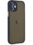 iPhone 12 Mini Kılıf Montreal Silikon Kapak - Lacivert 2