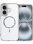 Apple iPhone 16 Plus Live Diamond Magsafe Kapak - Şeffaf 1