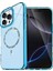Apple iPhone 16 Pro Max Live Diamond Magsafe Kapak - Mavi 1
