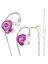 Kulak Monitörlerinde Kulaklıklar Kulaklıklar 11MM Pet Kompozit Diyafram Dinamik Kulaklık Mikrofonlu 3.5mm Mor (Yurt Dışından) 5