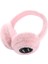 Kış Kulak Muffs Sıcak Kulaklık Kablosuz Bluetooth 5.0 Earmuffs Kulaklık Kulaklıkları Ekstra Yumuşak Pembe (Yurt Dışından) 1