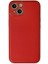 iPhone 14 Plus Kılıf Coco Deri Silikon Kapak - Kırmızı 1