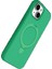 Apple iPhone 15 Regal Magsafe Standlı Kapak - Yeşil 3
