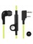 2 Pin Noodle Style Earbud Kulaklık K Baofeneng UV5R BF-888S UV5R Radyo Yeşil Tel (Yurt Dışından) 1
