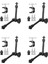 Süper Kelepçeli 4x Sihirli Kol 11 Inç Eklemli Sürtünme Yengeç Kelepçesi 1/4 Inç ve 3/8 Inçlik Dslr Kamera Için Iplik (Yurt Dışından) 1