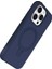 Apple iPhone 14 Pro Max Regal Magsafe Standlı Kapak - Lacivert 3
