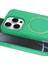 Apple iPhone 16 Pro Regal Magsafe Standlı Kapak - Yeşil 4