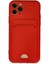 iPhone 11 Pro Kılıf Kelvin Kartvizitli Silikon - Kırmızı 1