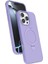 Apple iPhone 16 Pro Max Regal Magsafe Standlı Kapak - Lila 1