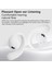 Kablosuz Gürültü Engelleme Kulaklıkları Bluetooth 5.4 Bas Stereo Earbud Ipx4 Su Ter Karşılaşma Kulaklıkları Beyaz (Yurt Dışından) 2
