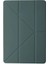 Samsung Galaxy T737 Tab S7 Fe 12.4 Kılıf Kalemlikli Mars Tablet Kılıfı - Koyu Yeşil 3