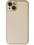 iPhone 14 Plus Kılıf Coco Deri Silikon Kapak - Gold 1