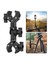 Çift Kelepçe Braket Sihirli Kol Kelepçesi Gopro Insta 360 Kamera Monitörü LED Hafif Selfie Stick Motosiklet Braketi (Yurt Dışından) 2