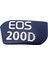 Canon 200D Ikinci Nesil Işareti Siyah Isim Plakası Için (Yurt Dışından) 1