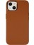 iPhone 14 Plus Kılıf Asya Deri Silikon - Kahverengi 1