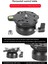 DY-60N Tripod Kafa Tesviye Tabanı Dslr Kamera Için Kabarcık Seviyesine Sahip Ayar Plakası (Yurt Dışından) 5
