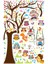 Büyük Ağaç Baykuş Sticker Başucu Çocuk Odası Duvar Sticker (Yurt Dışından) 2