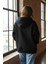 Kadın Oversize % 100 Pamuk Içi Polarlı Yumuşak Dokulu Basic Kapüşonlu Sweatshirt 4