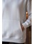 Kadın Oversize % 100 Pamuk Içi Polarlı Yumuşak Dokulu Basic Kapüşonlu Sweatshirt 2