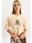 Kadın Teddy Nakış Detaylı Üç Iplik Şardonlu Sweatshirt 4