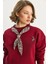Kadın Fular Detaylı Ceylan Naıkışlı Üç Iplik Şardonlu Oversize Sweatshirt 4
