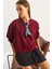Kadın Fular Detaylı Pamuklu Ottoman Sweatshirt 3